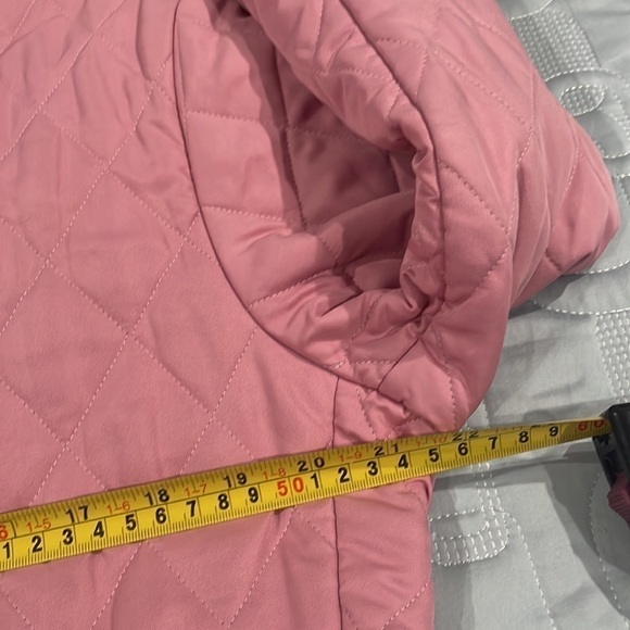 ⭐️Burberry Pink Quilted Jacket—GREAT! Burberry Plaid Inside—Preppy! Excl. Cond! - Picture 14 of 15
